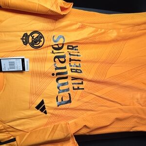 Real Madrid Orange Jersey